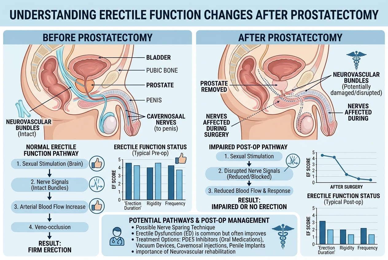 erezione senza prostata